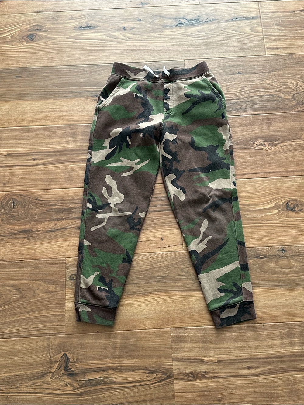 Polo by Ralph Lauren Boys Green Camouflage Jogger Pants